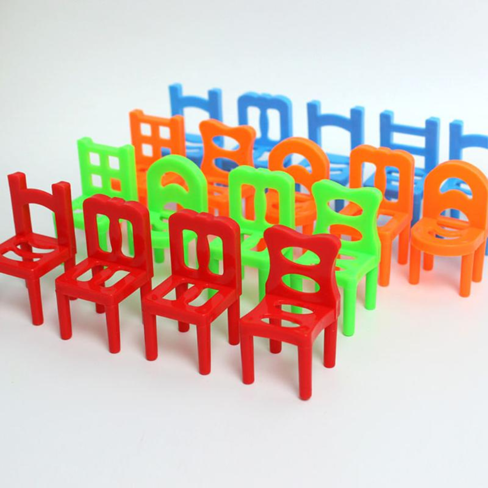 Colorful Chair Stack