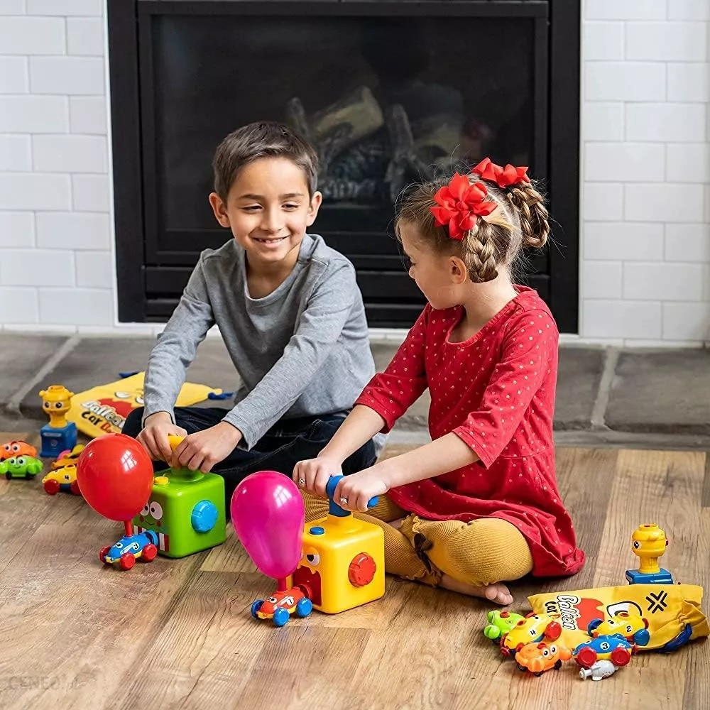 Blow Balloon Toy Car