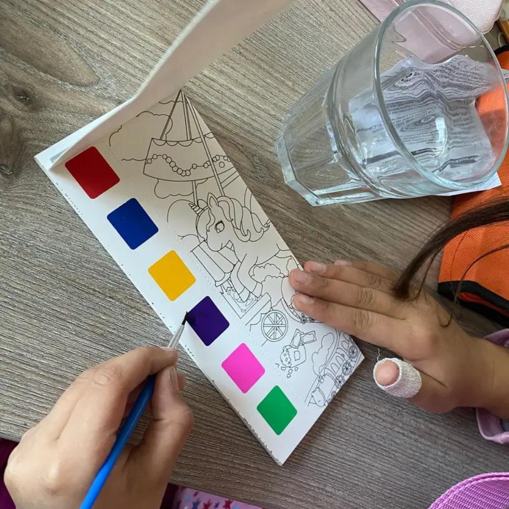 Children's Water Coloring Book