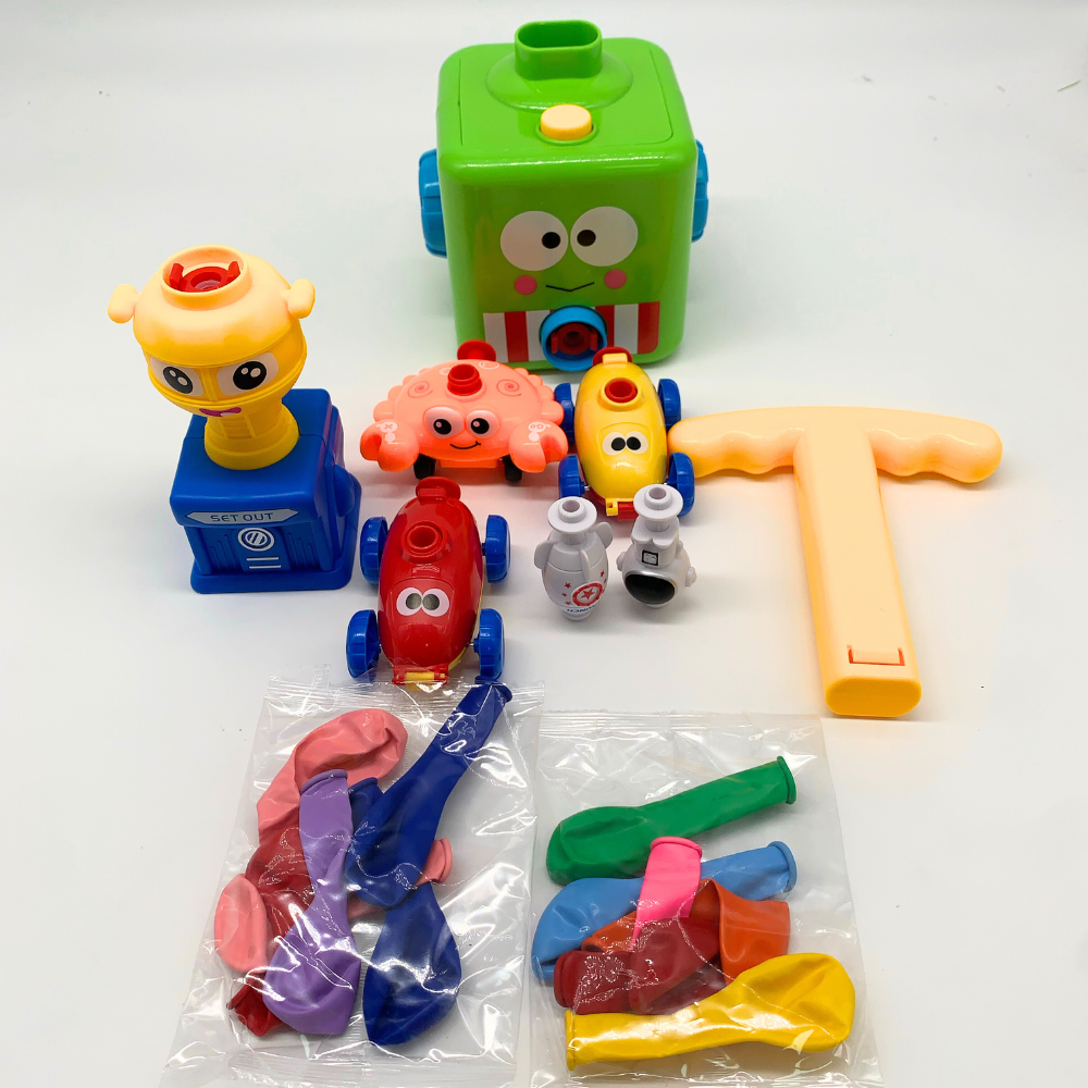 Blow Balloon Toy Car