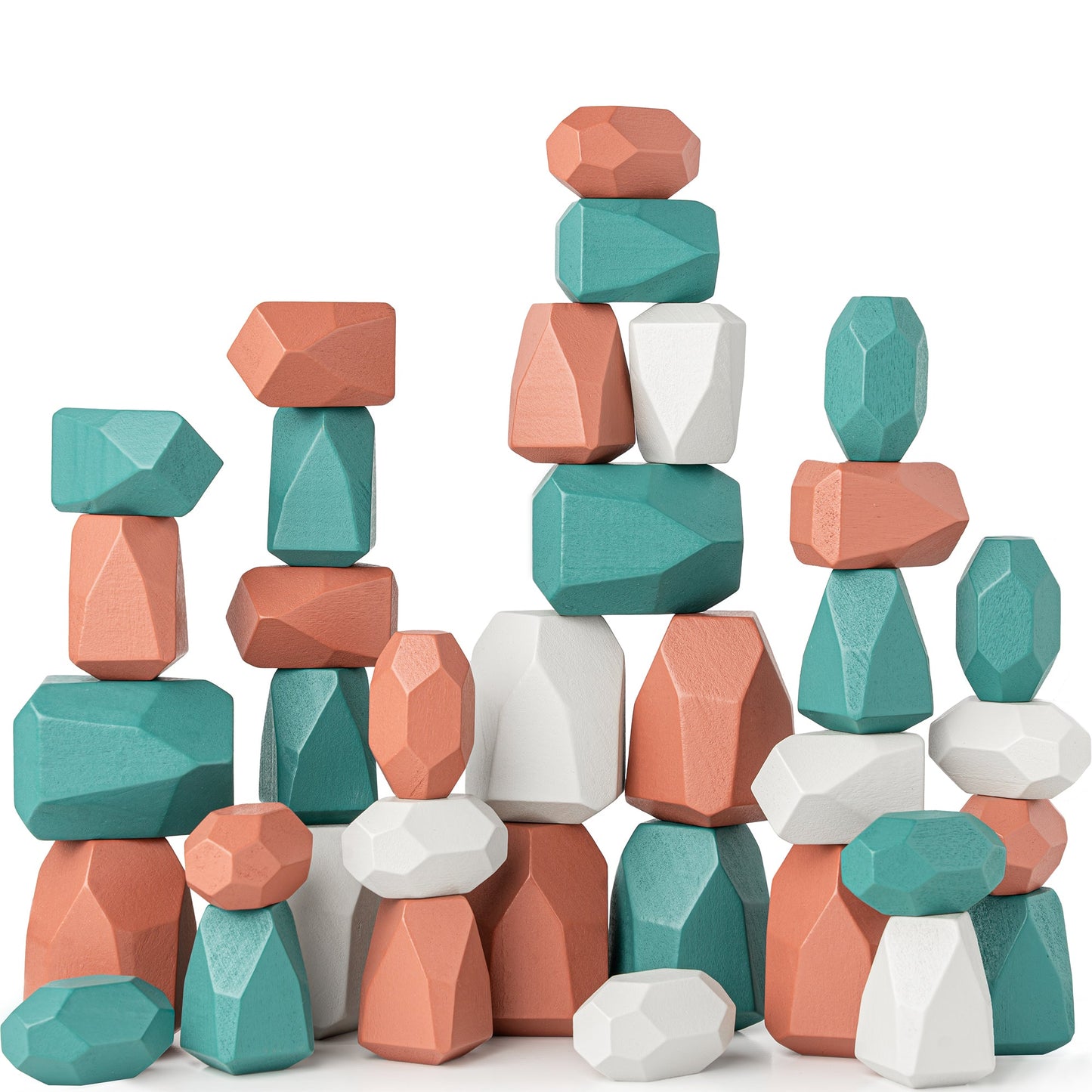 Stacking Blocks for Toddlers by Comfy Cubs, Dino Pack