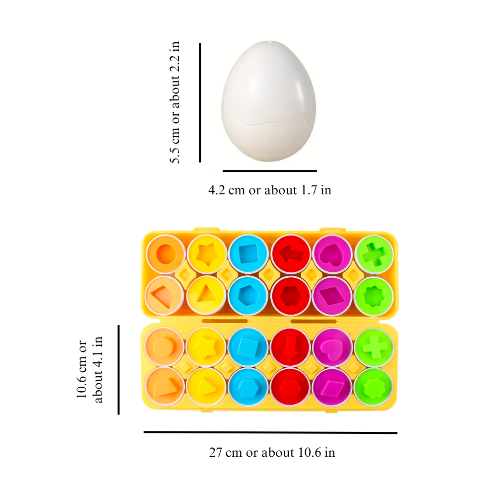 Montessori Geometric Eggs