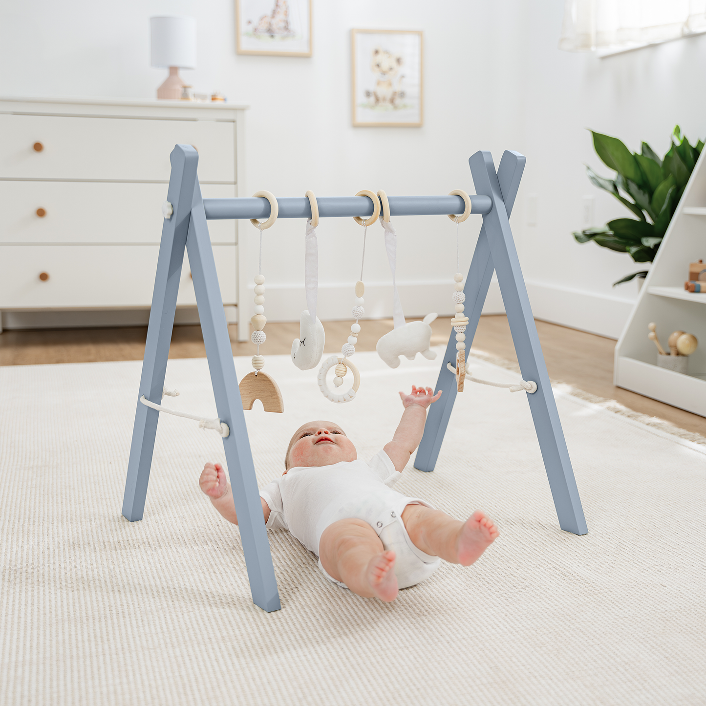 Baby Play Gym by Comfy Cubs in Pacific Blue