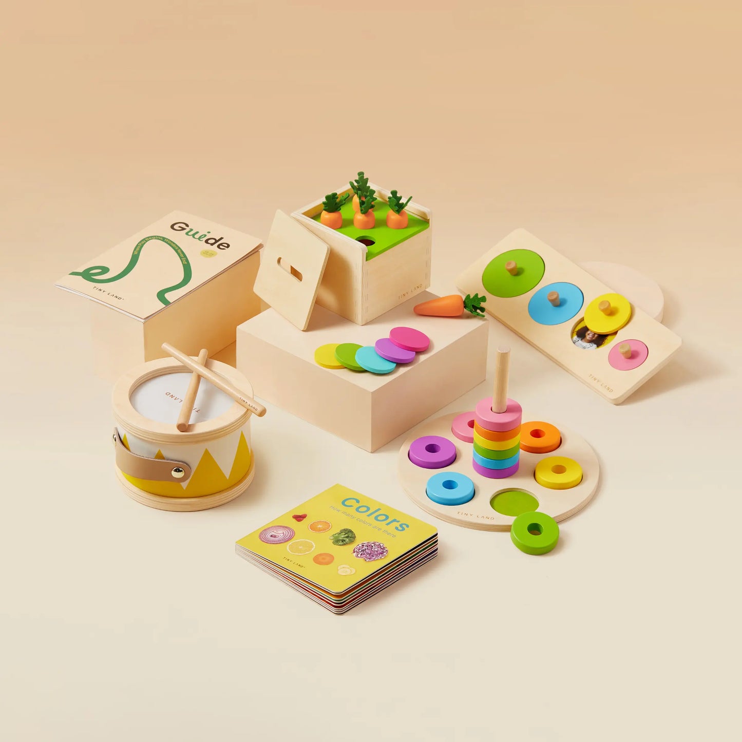 Tiny Land® Montessori Toys Set for Toddlers (13-15 month) - Kidtoycart