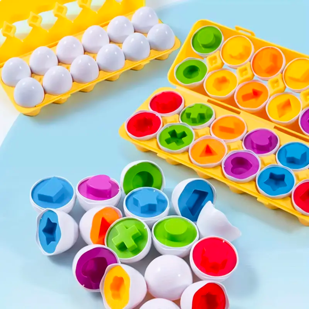 Montessori Geometric Eggs