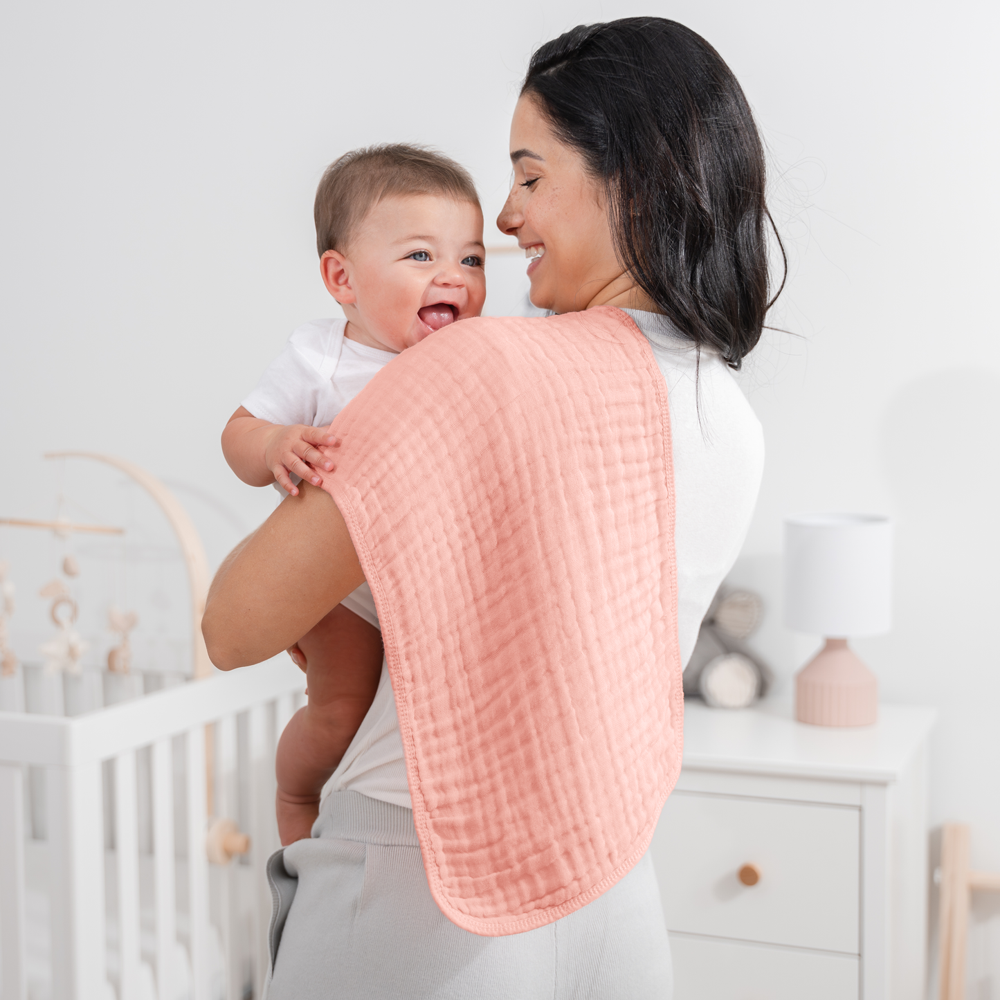 Muslin Burp Cloths by Comfy Cubs - Lace