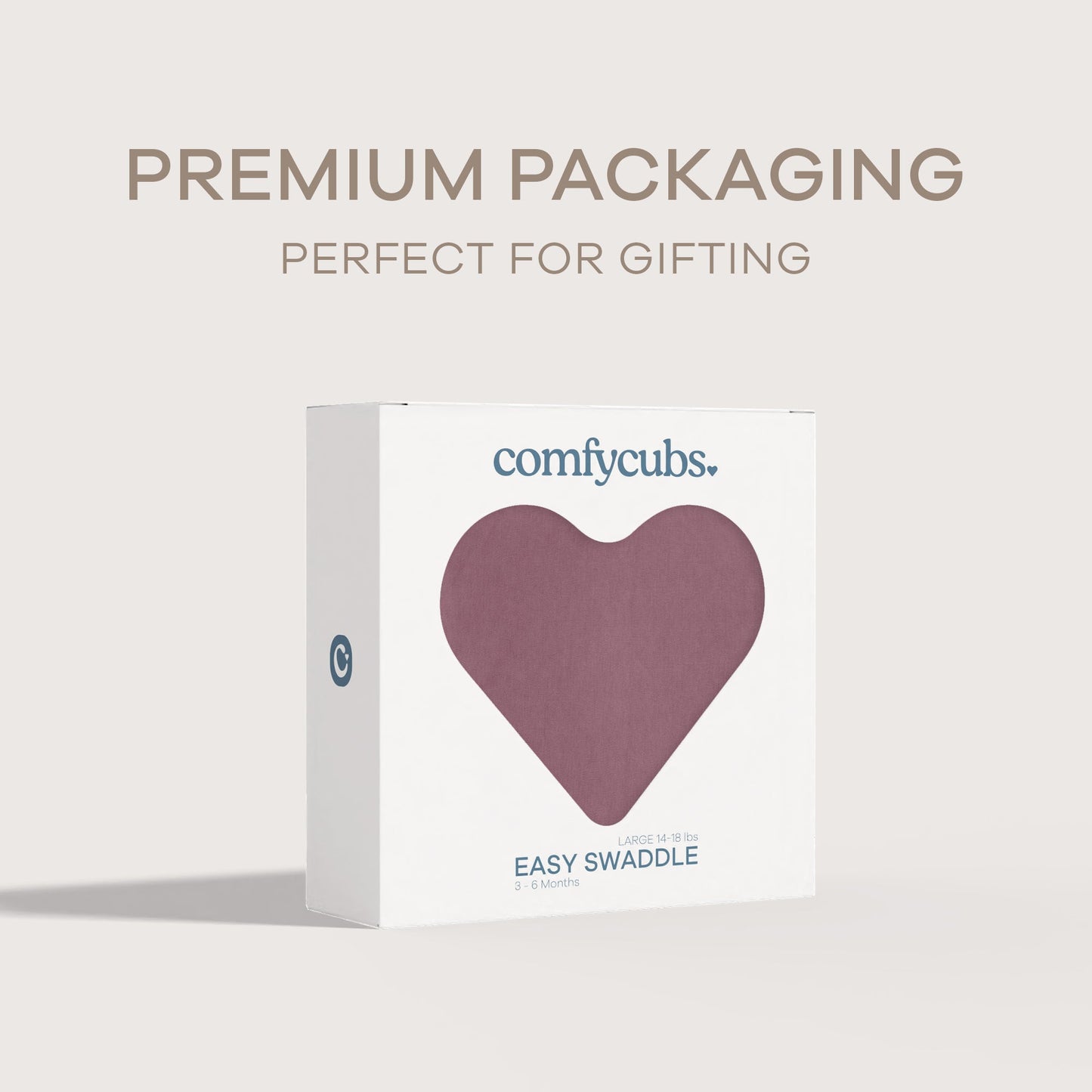 Easy Swaddle Blankets by Comfy Cubs - Mulberry, Pack of 1