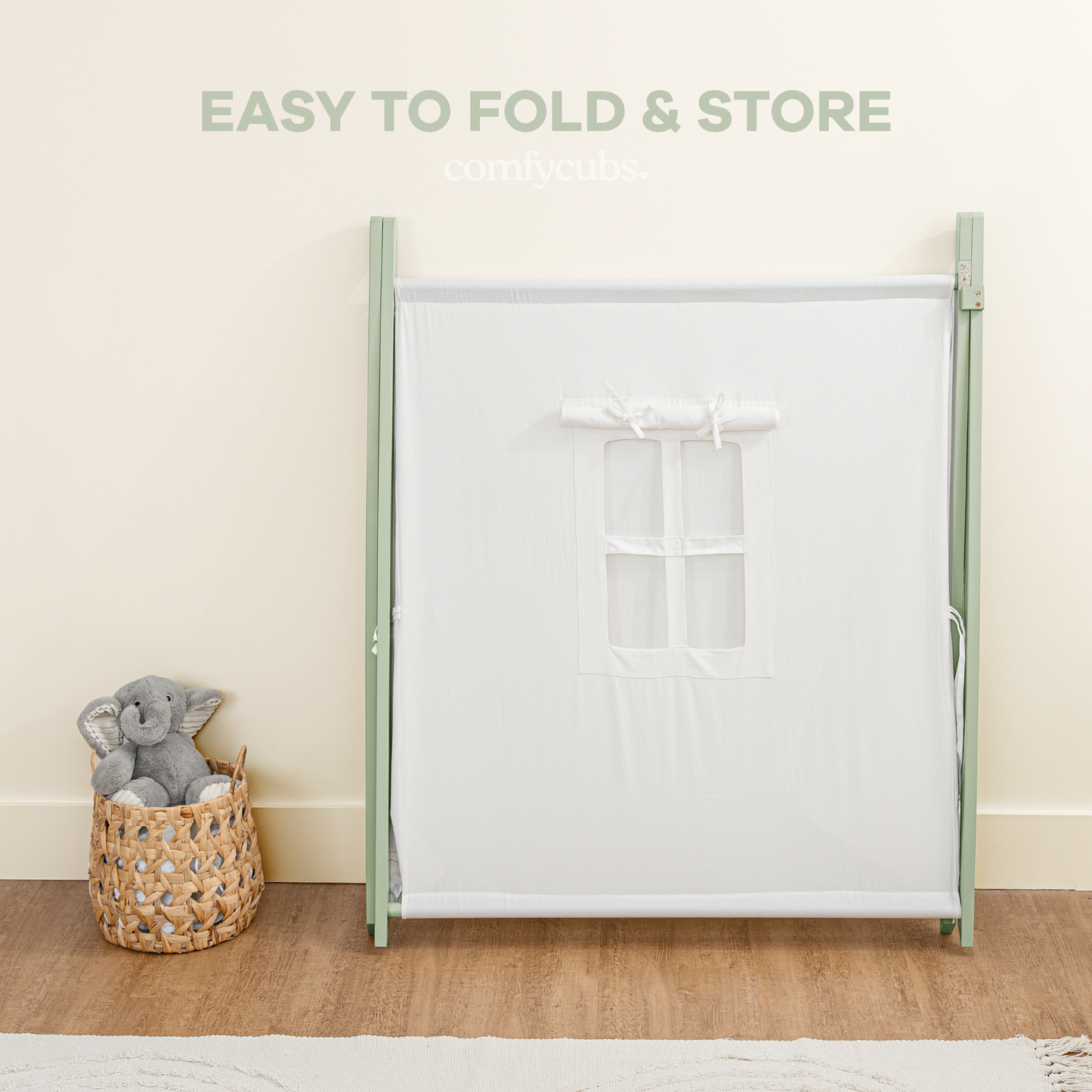 Kids Indoor Play Tent by Comfy Cubs - Sage