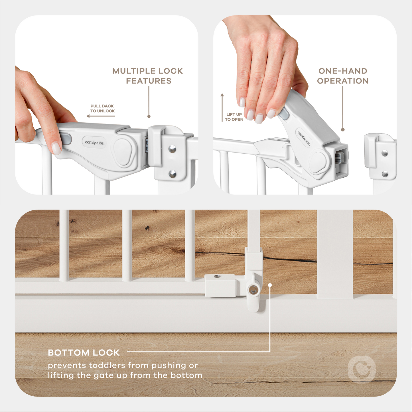 Baby Safety Gate by Comfy Cubs