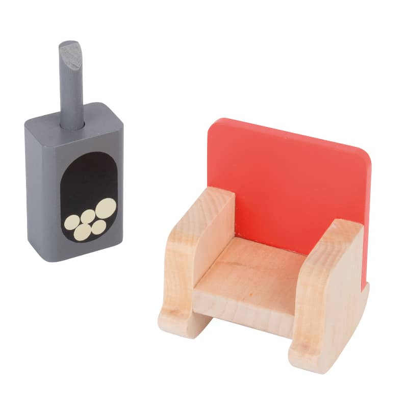 Wooden Playhouse The Big Family - Moulin Roty