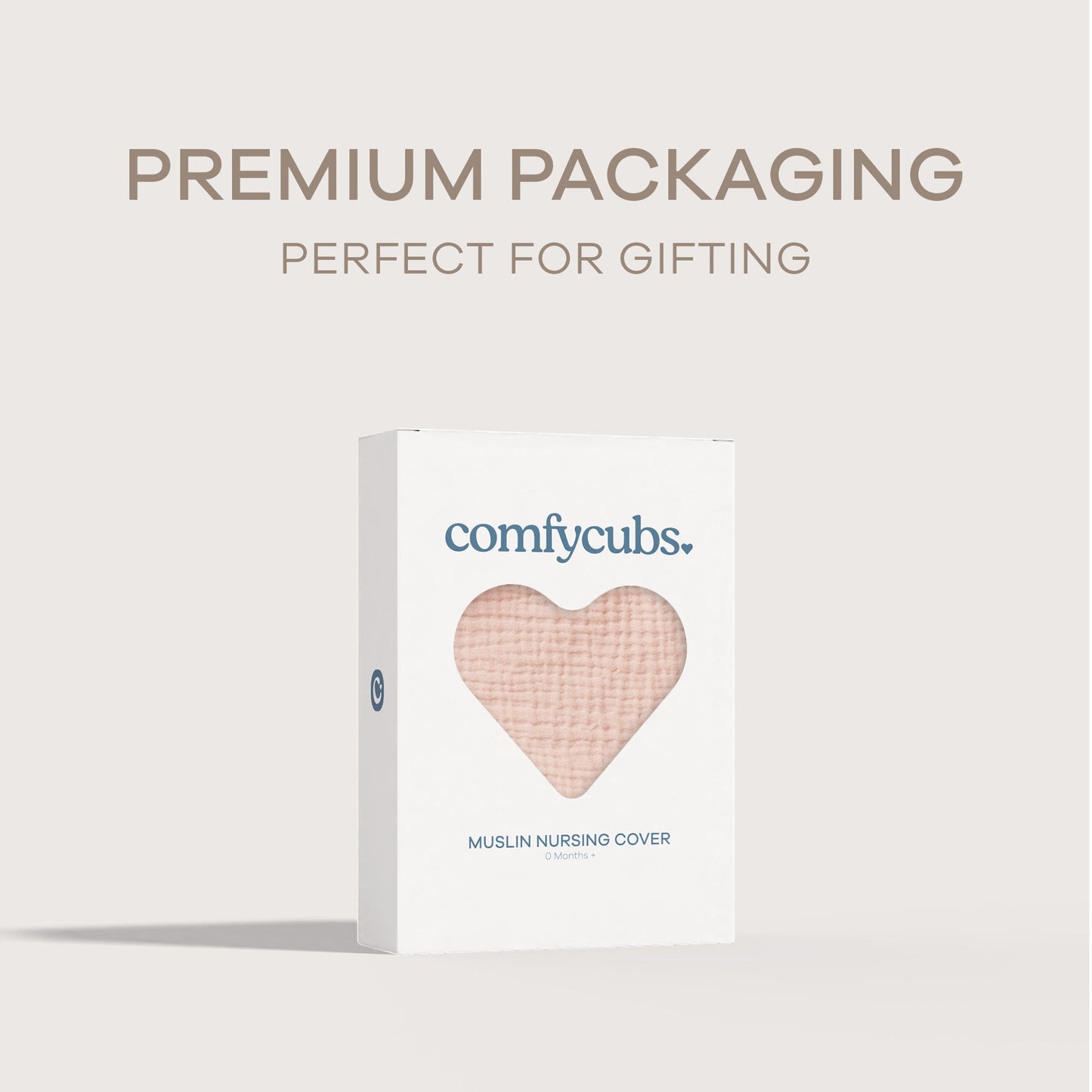 Muslin Nursing Cover by Comfy Cubs - Blush