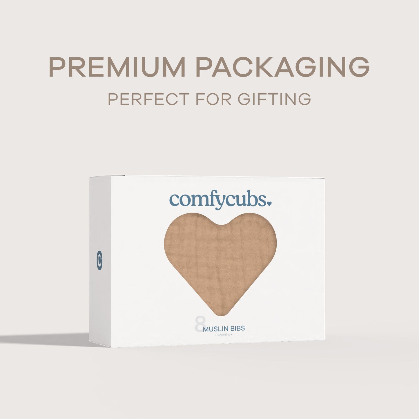 Muslin Bibs by Comfy Cubs - Cedar