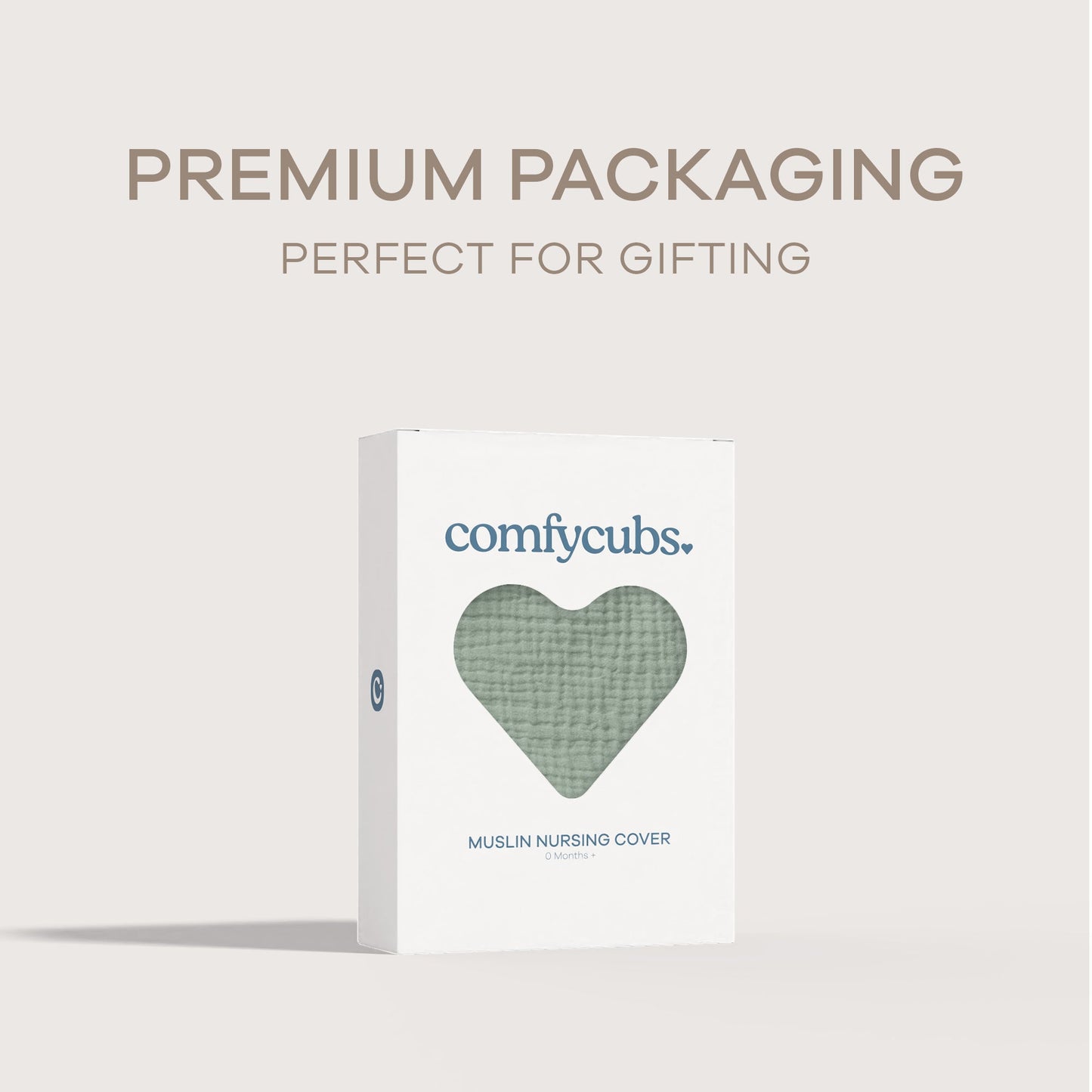 Muslin Nursing Cover by Comfy Cubs - Fern