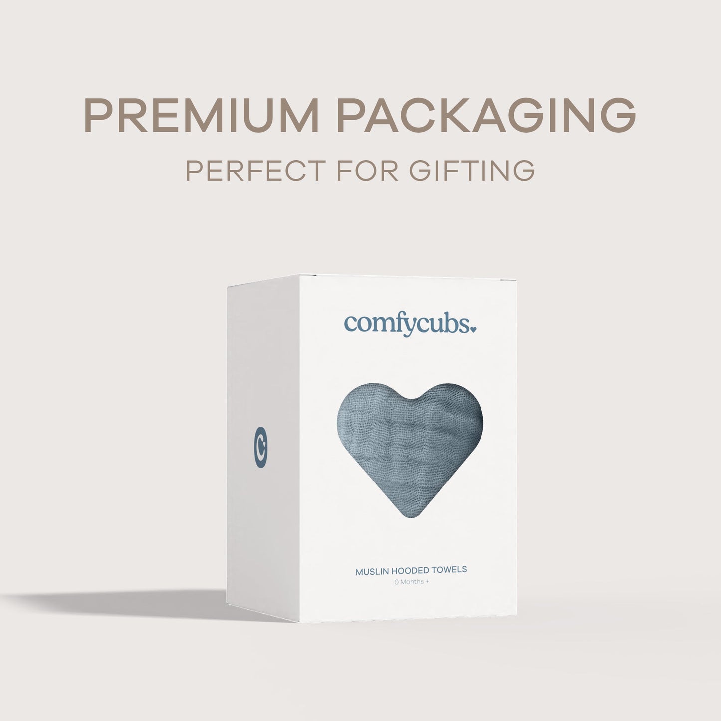 Baby Hooded Towels by Comfy Cubs - Pacific Blue