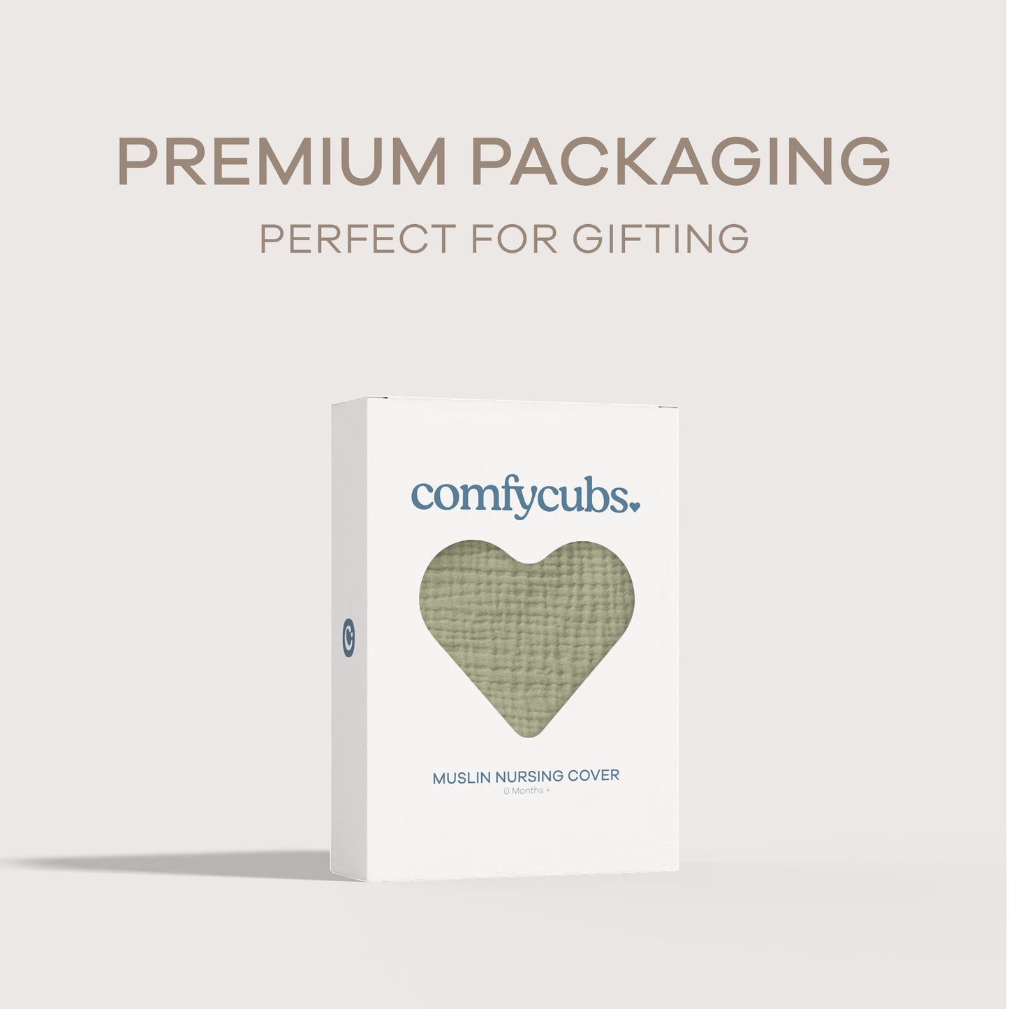 Muslin Nursing Cover by Comfy Cubs - Sage