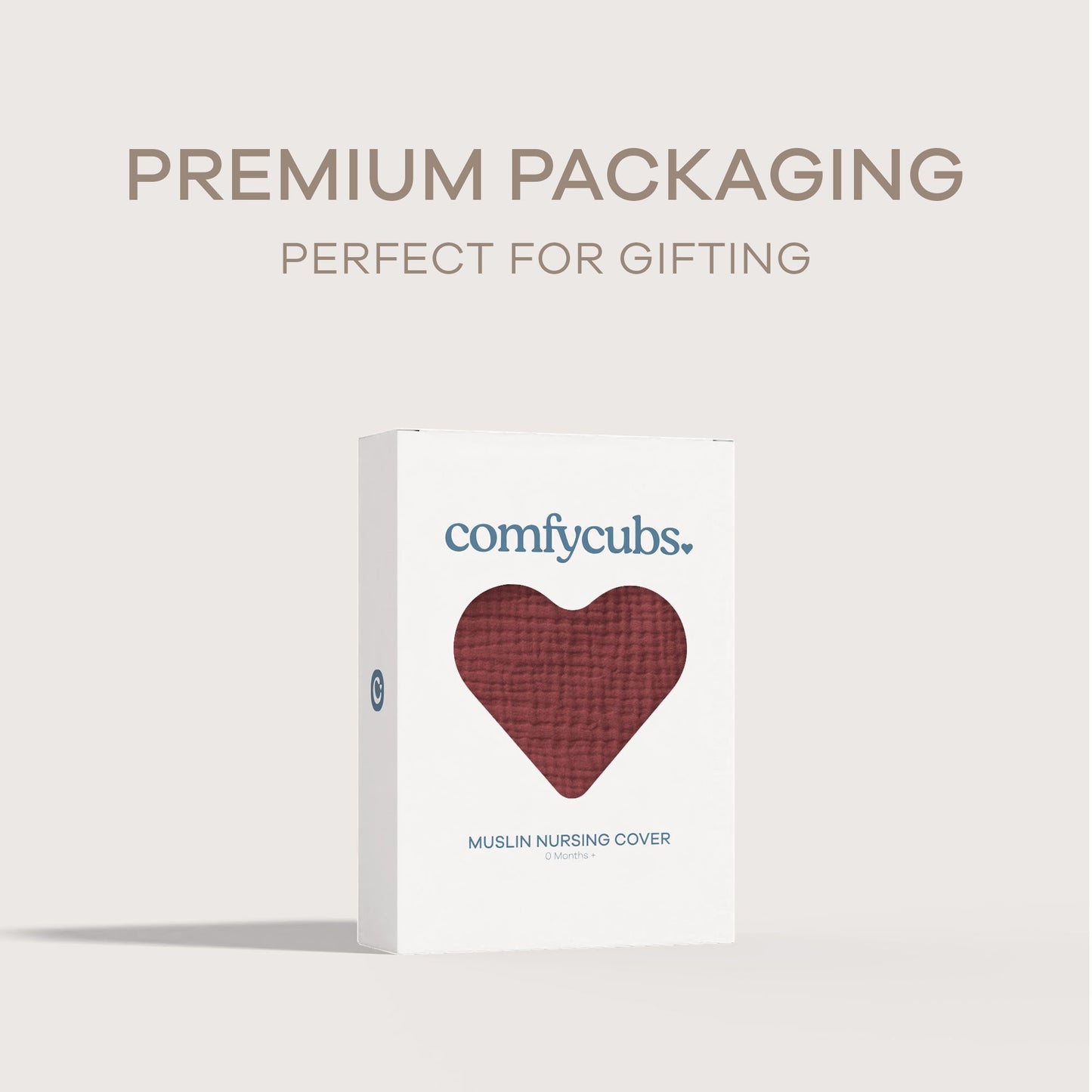 Muslin Nursing Cover by Comfy Cubs - Wine