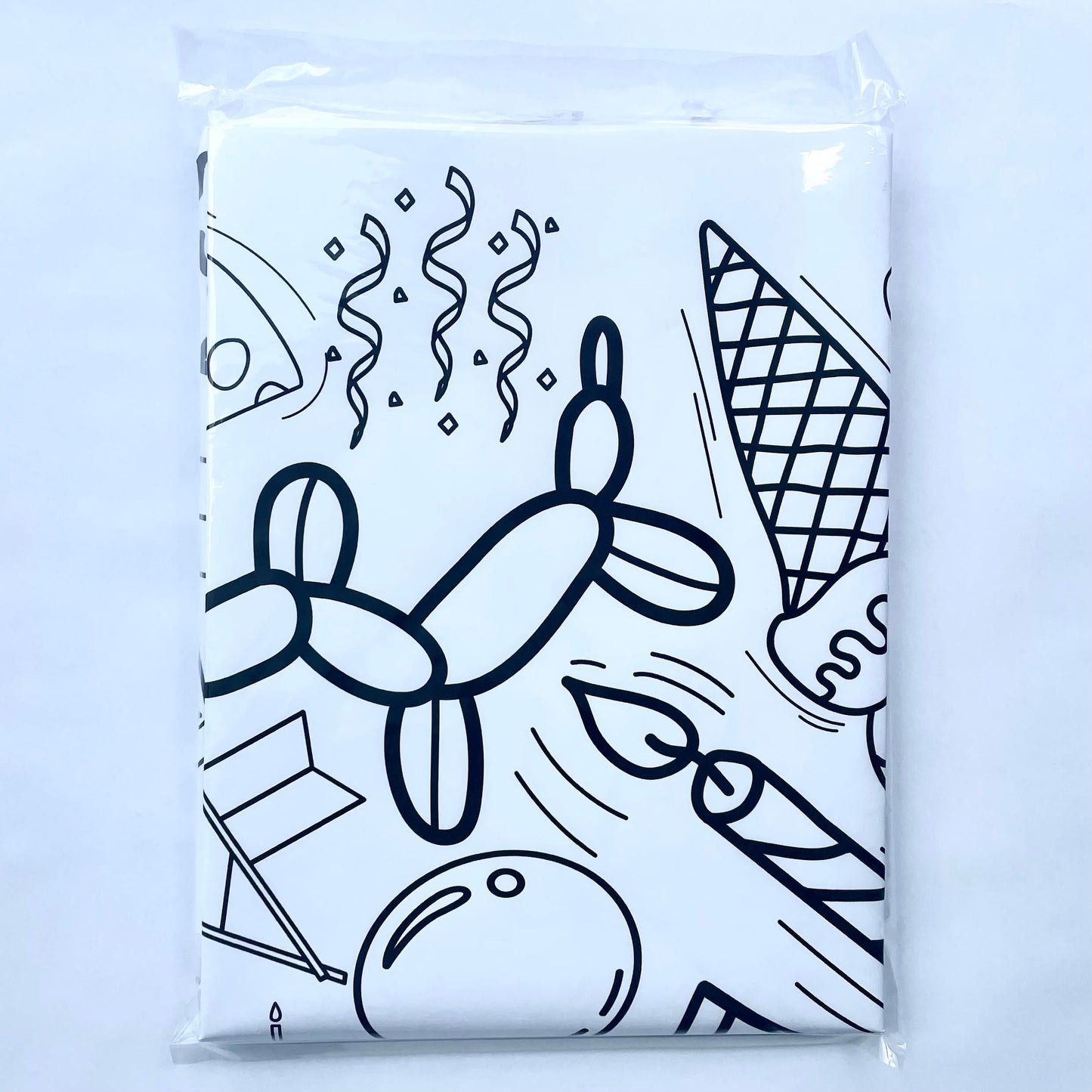 Happy Birthday Coloring Tablecloth