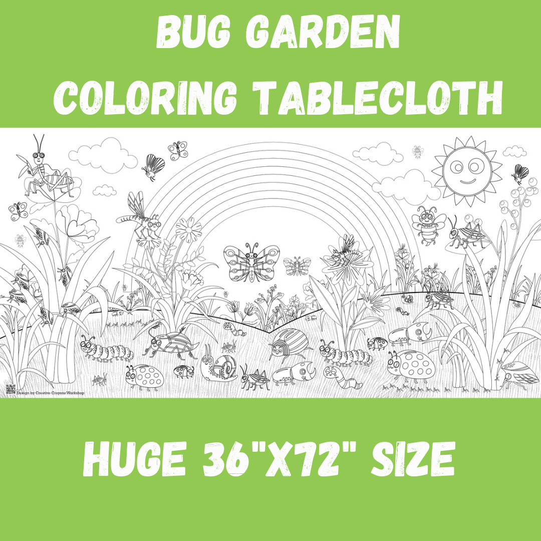 Bugs Coloring Tablecloth
