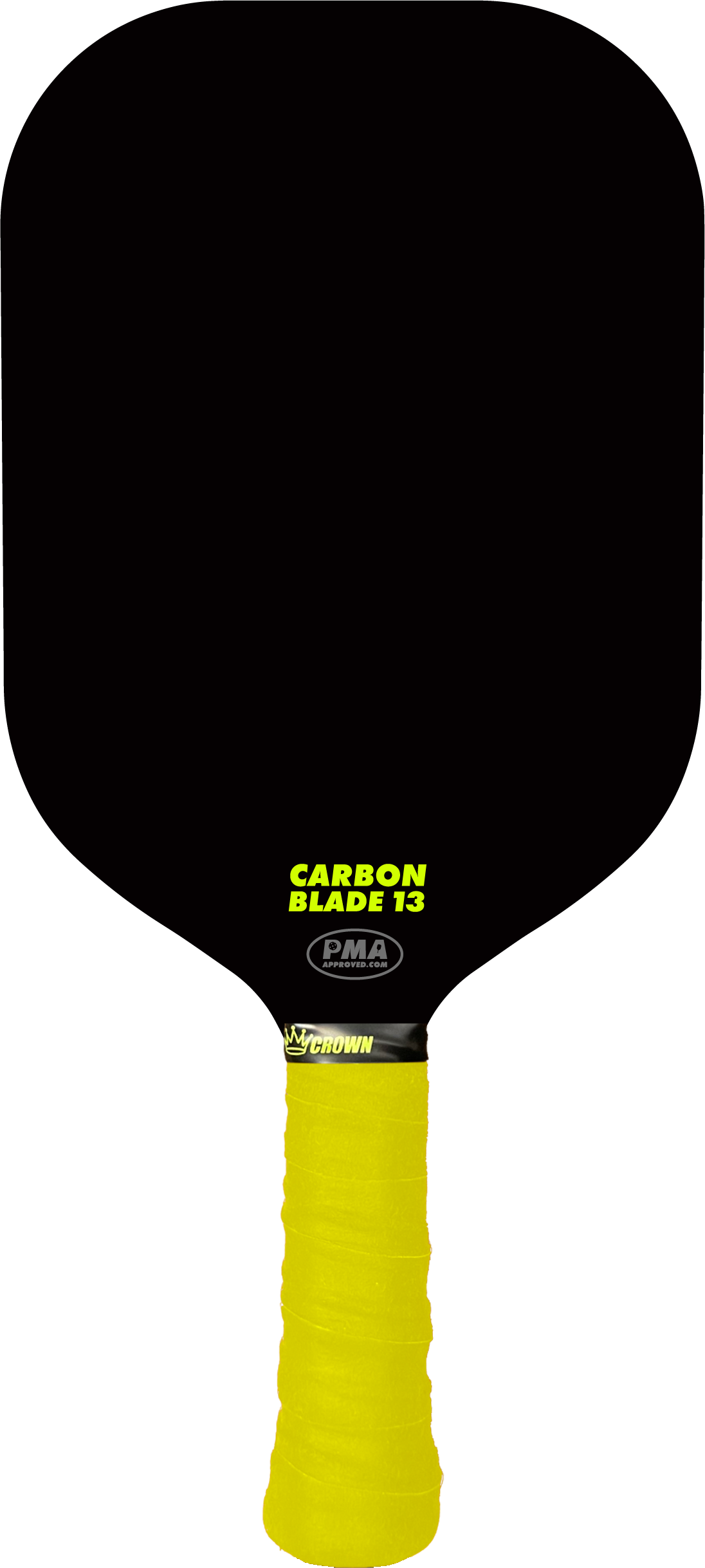 CROWN PICKLEBALL - Carbon Blade 13 (BLACK Paddle)