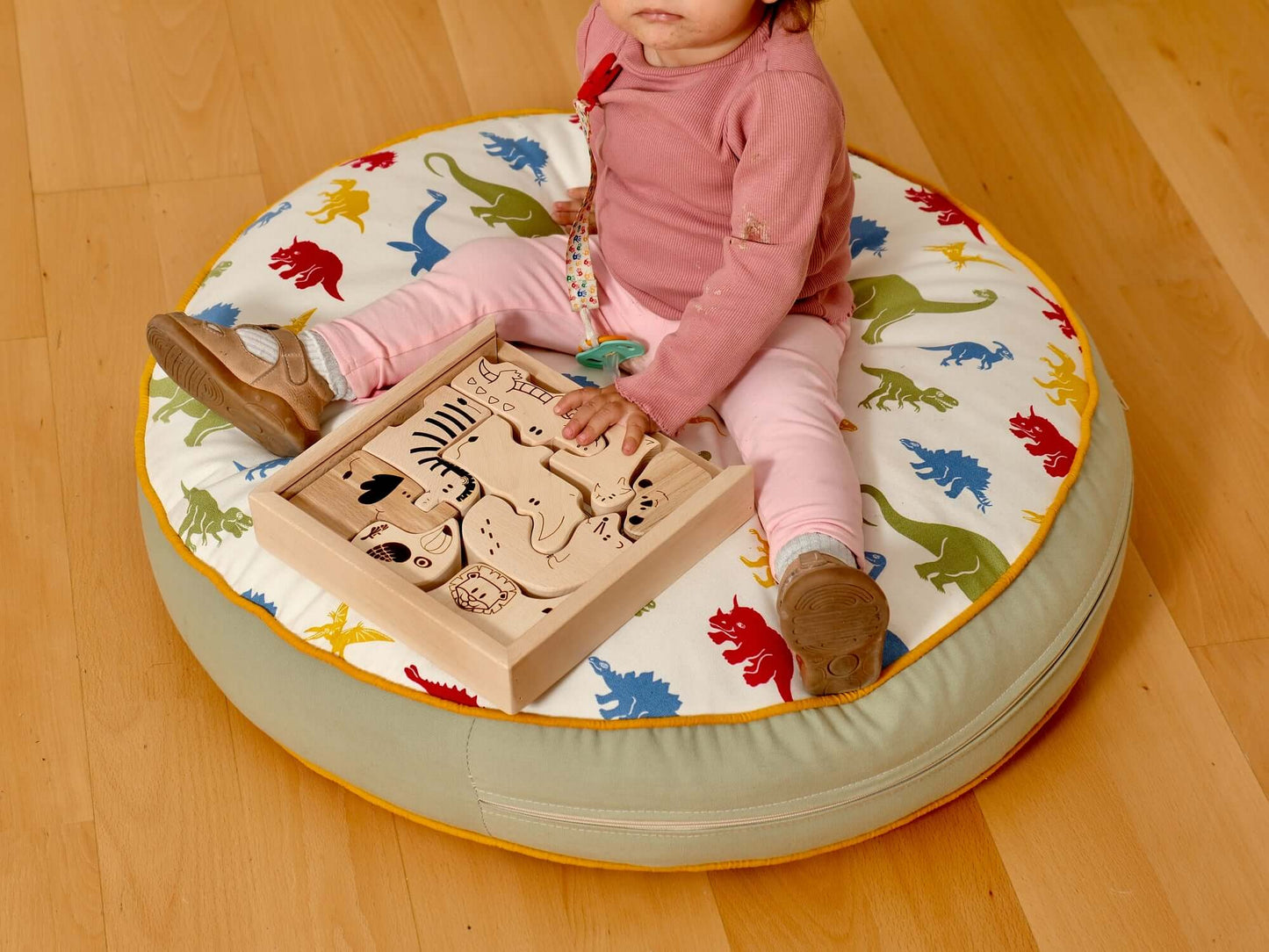 Kids Floor Pillow Montessori Play Mat Large Toddler Cushion