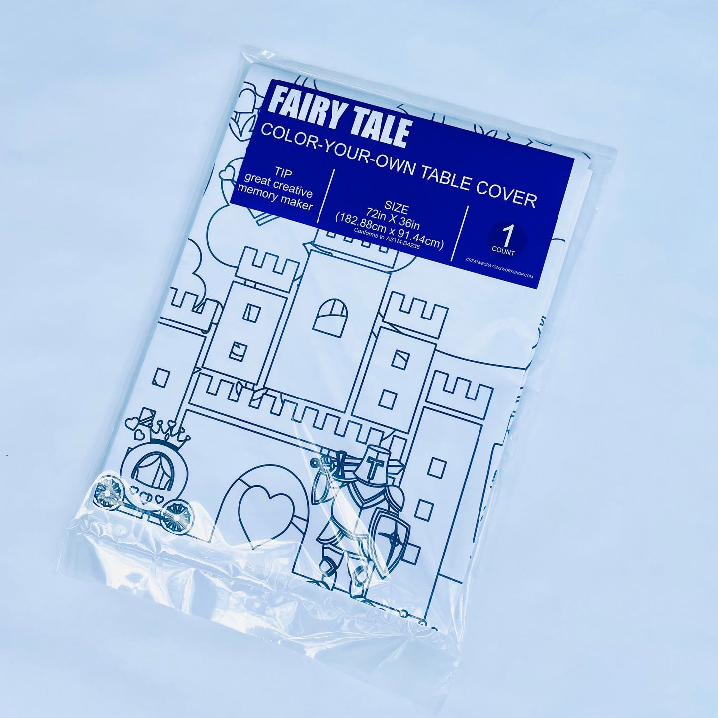 Fairy Tale Coloring Tablecloth