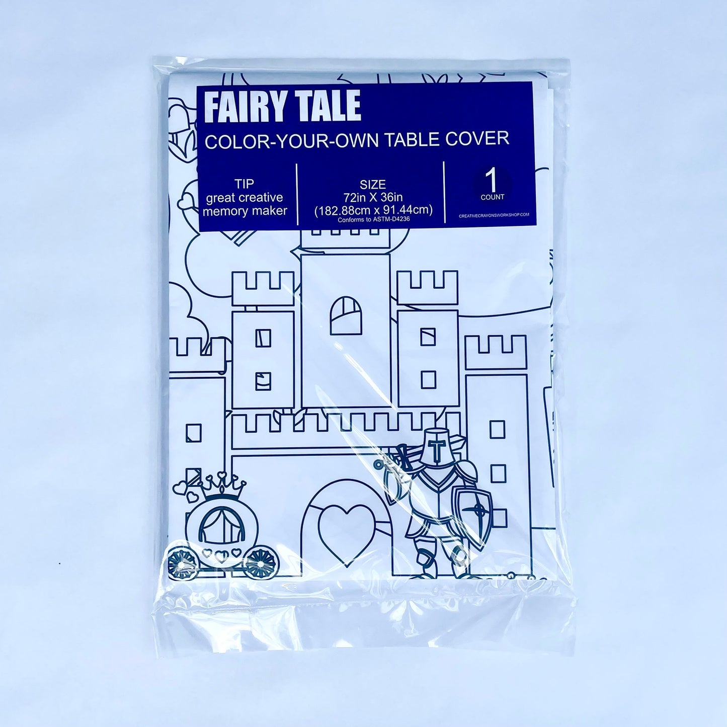 Fairy Tale Coloring Tablecloth