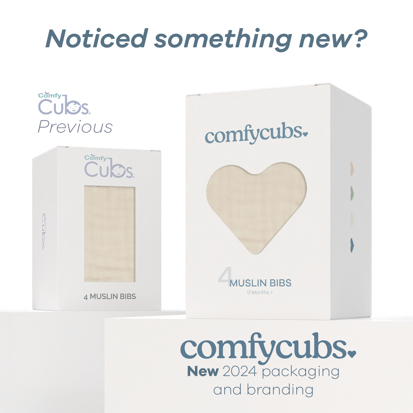 Muslin Bibs by Comfy Cubs - Multicolor