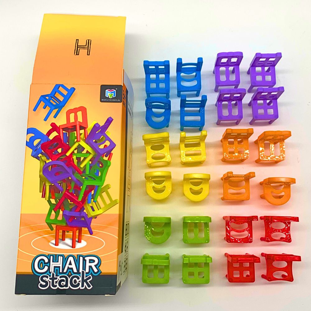 Colorful Chair Stack