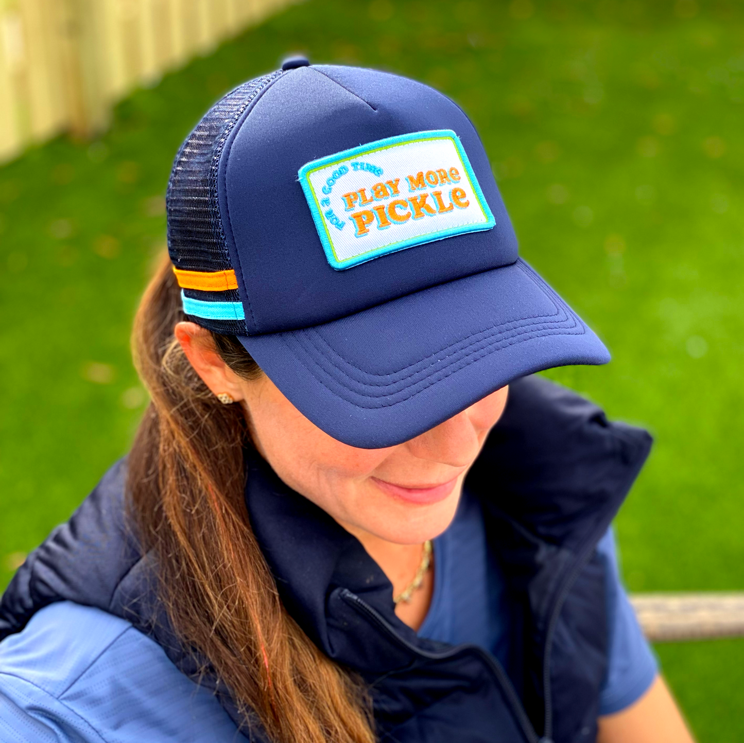 Play More Pickle Navy Hat