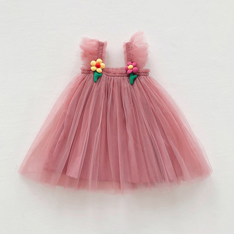 Sunflower Princess Tulle Dress