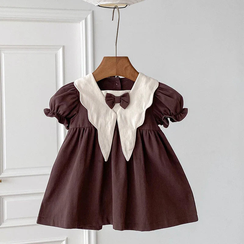 Charlie Collar Bow Tie Dress