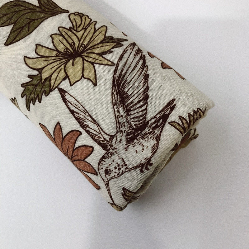 Art Deco Muslin Swaddles