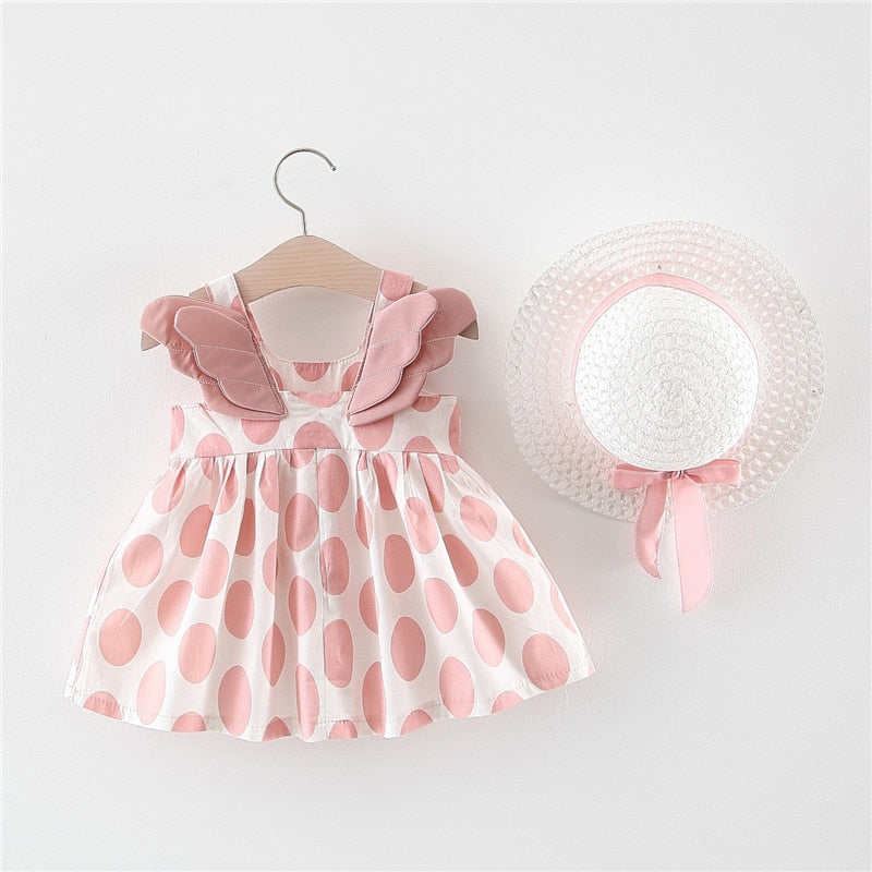 Party Princess Wing Dress With Hat