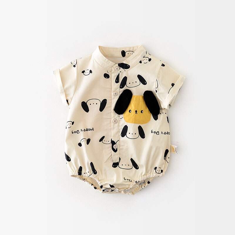 Baby Boy Puppy Romper