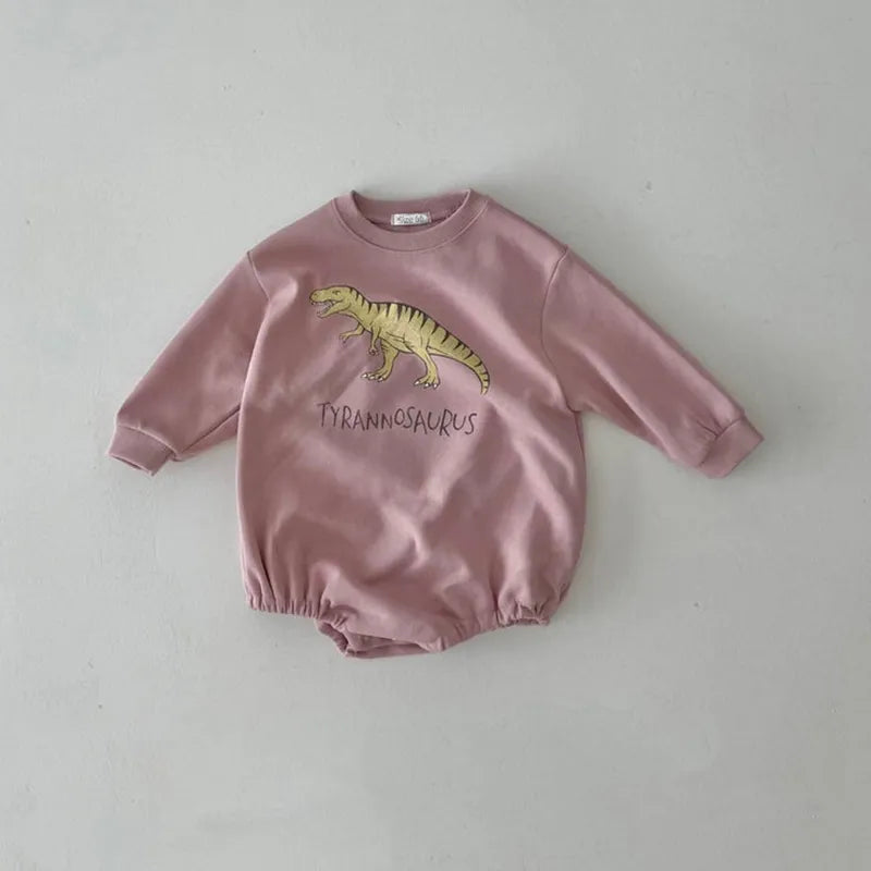 Dinosaur Long Sleeve Sweatshirt Bodysuit