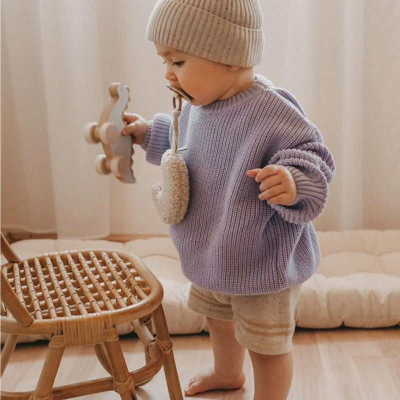 Knitted Round Neck Sweater