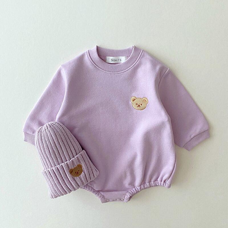 Teddy Bear Sweatshirt Bodysuit