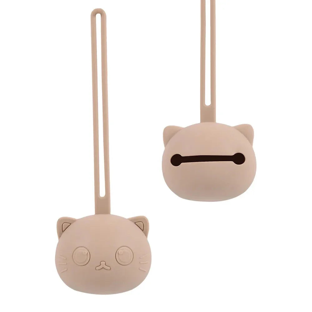 Silicone Cute Cat Shape Pacifier Holder