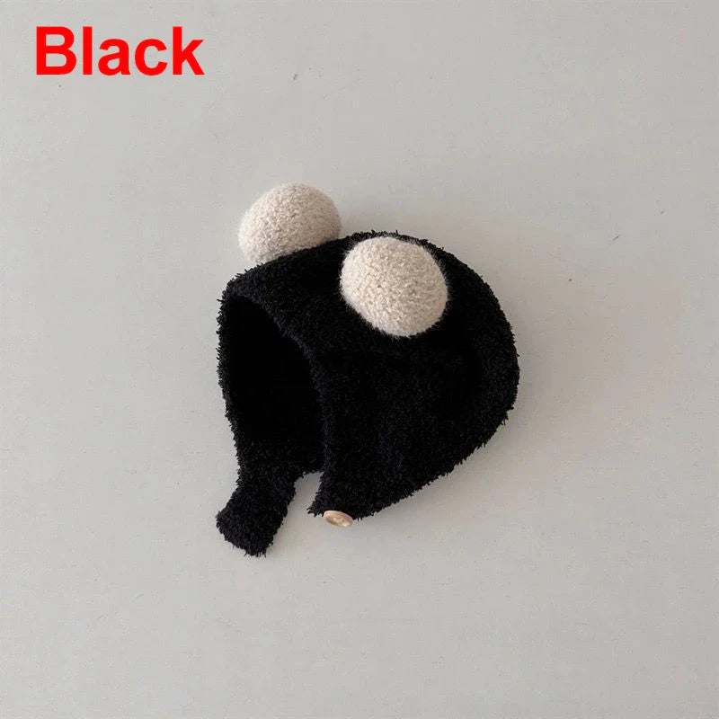 Wool Pom Pom Winter Hat
