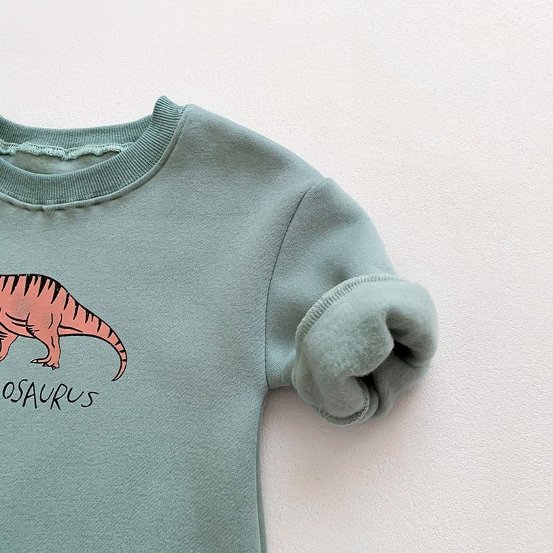 Cozy Dinosaur Jumpsuit