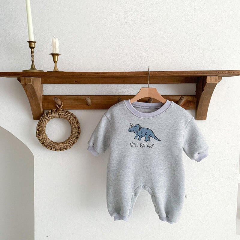Cozy Dinosaur Jumpsuit