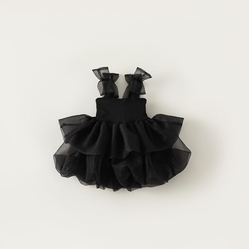 Solid Party Tulle Dress