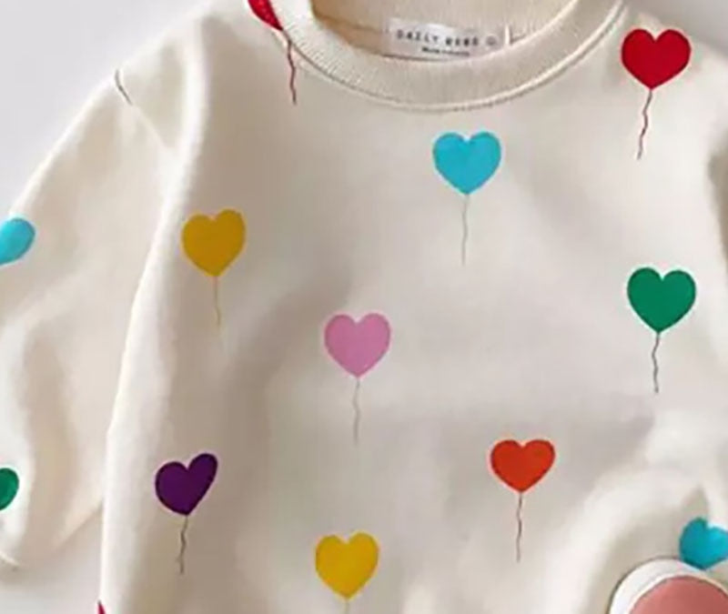 Heartloons Print Baby Bodysuit