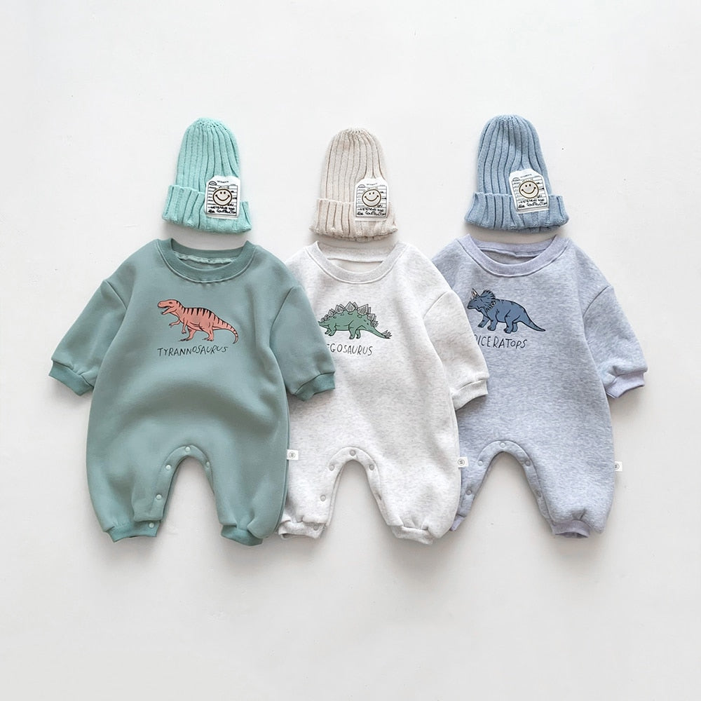 Cozy Dinosaur Jumpsuit