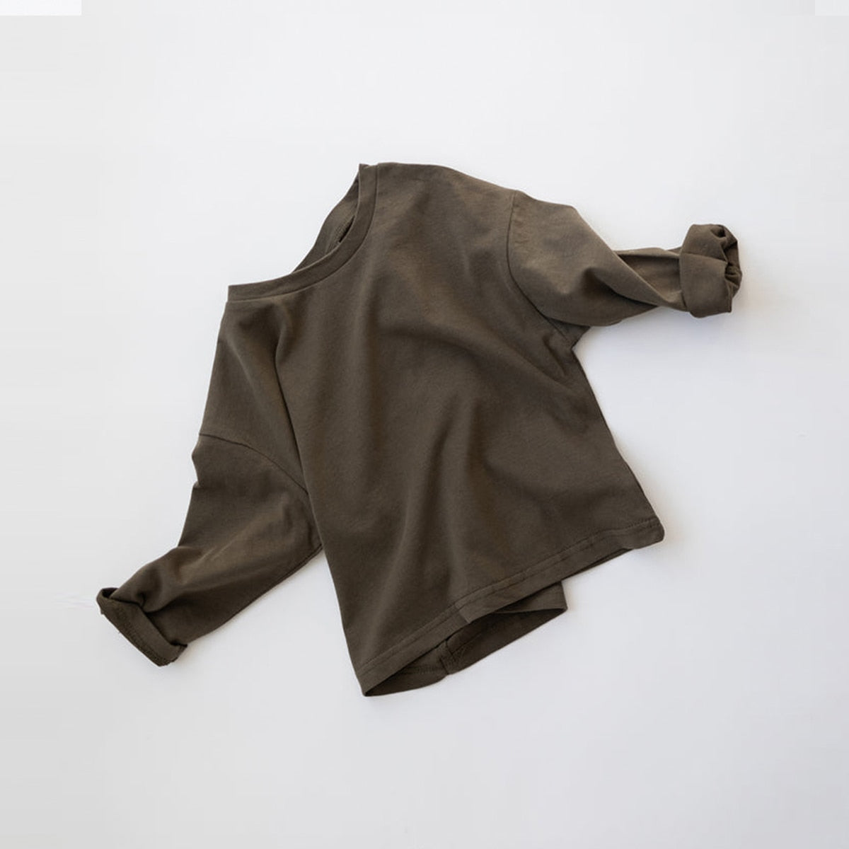 Long Sleeve Solid Cotton T-shirts