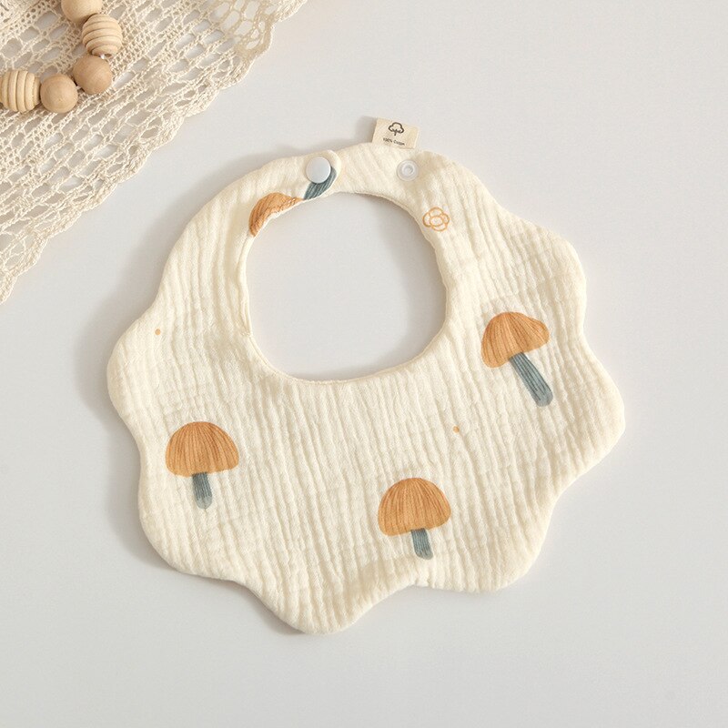 Petal Muslin Cotton Bibs