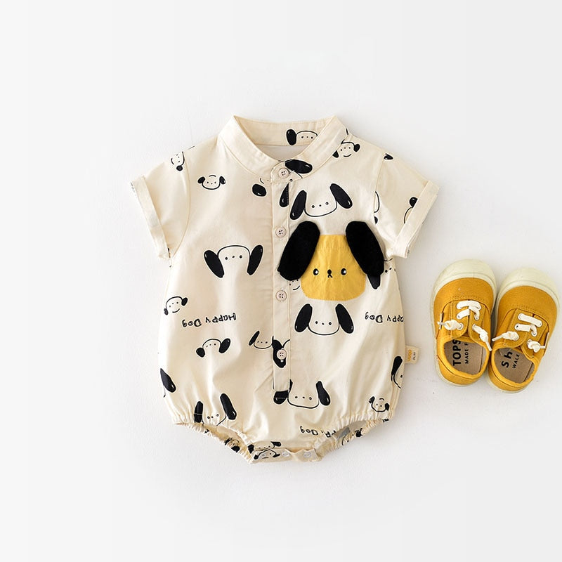 Baby Boy Puppy Romper