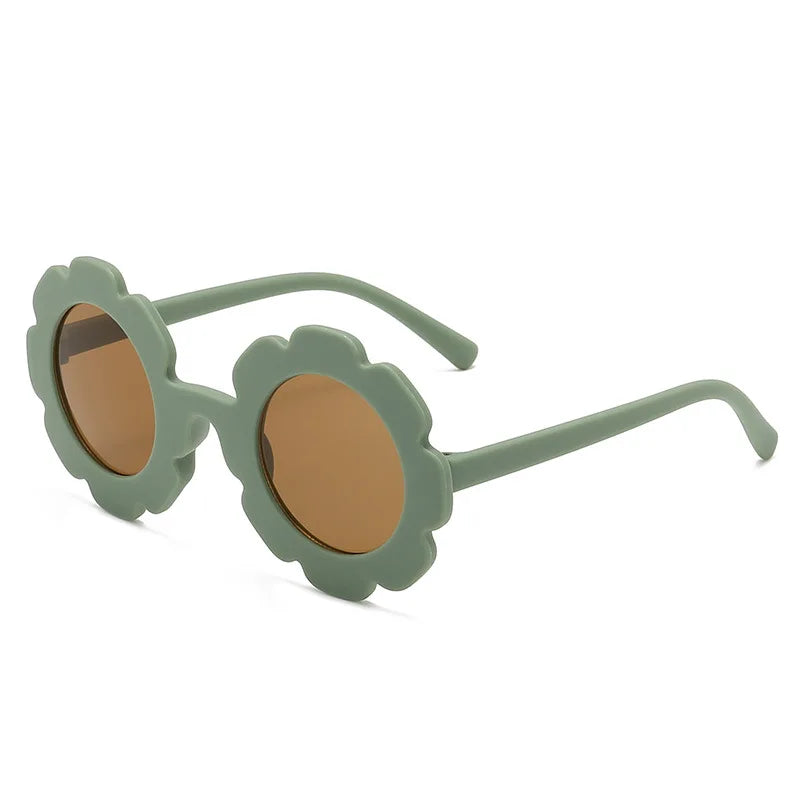 Round Sunflower UV400 Sunglasses