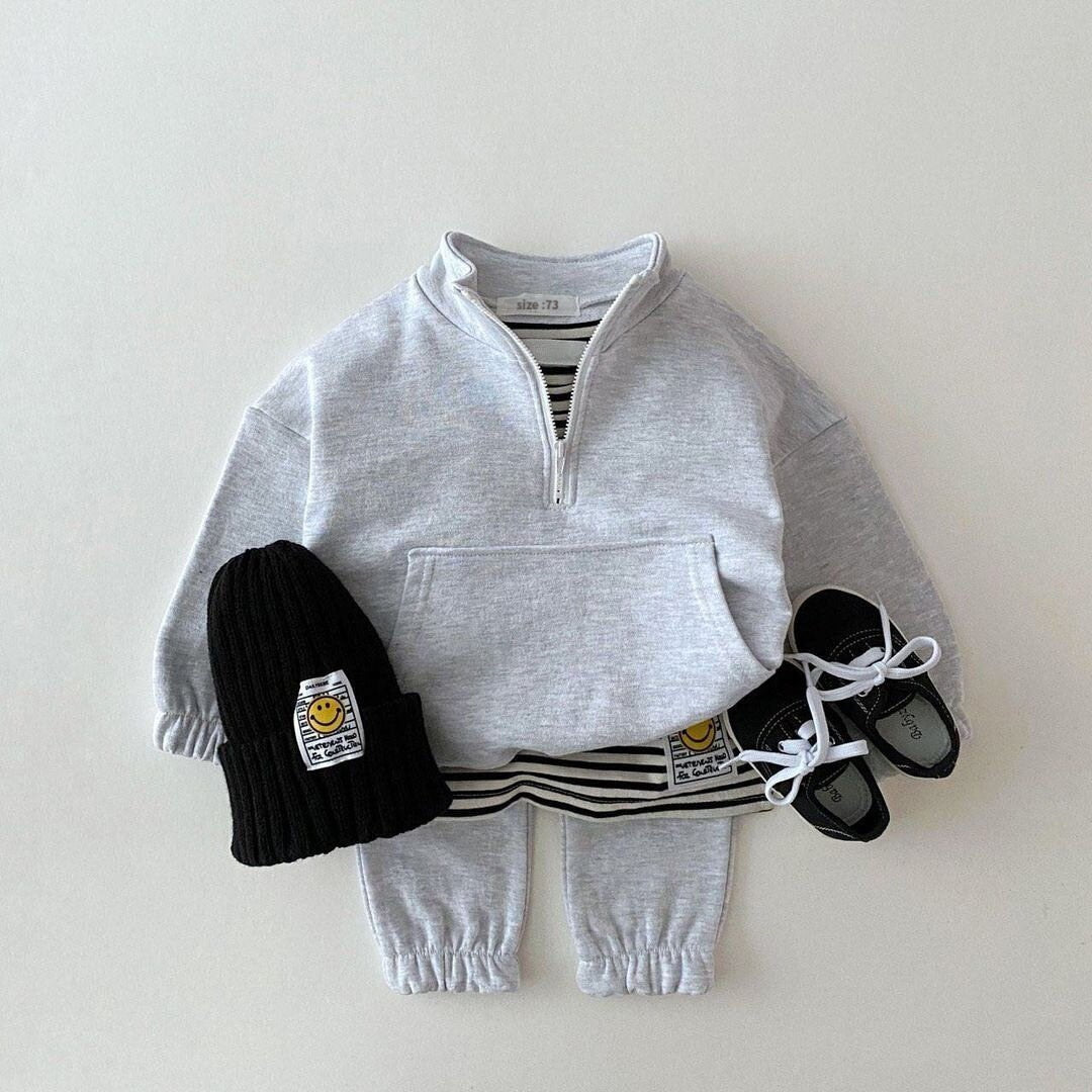 Kids High Neck Jogger Set