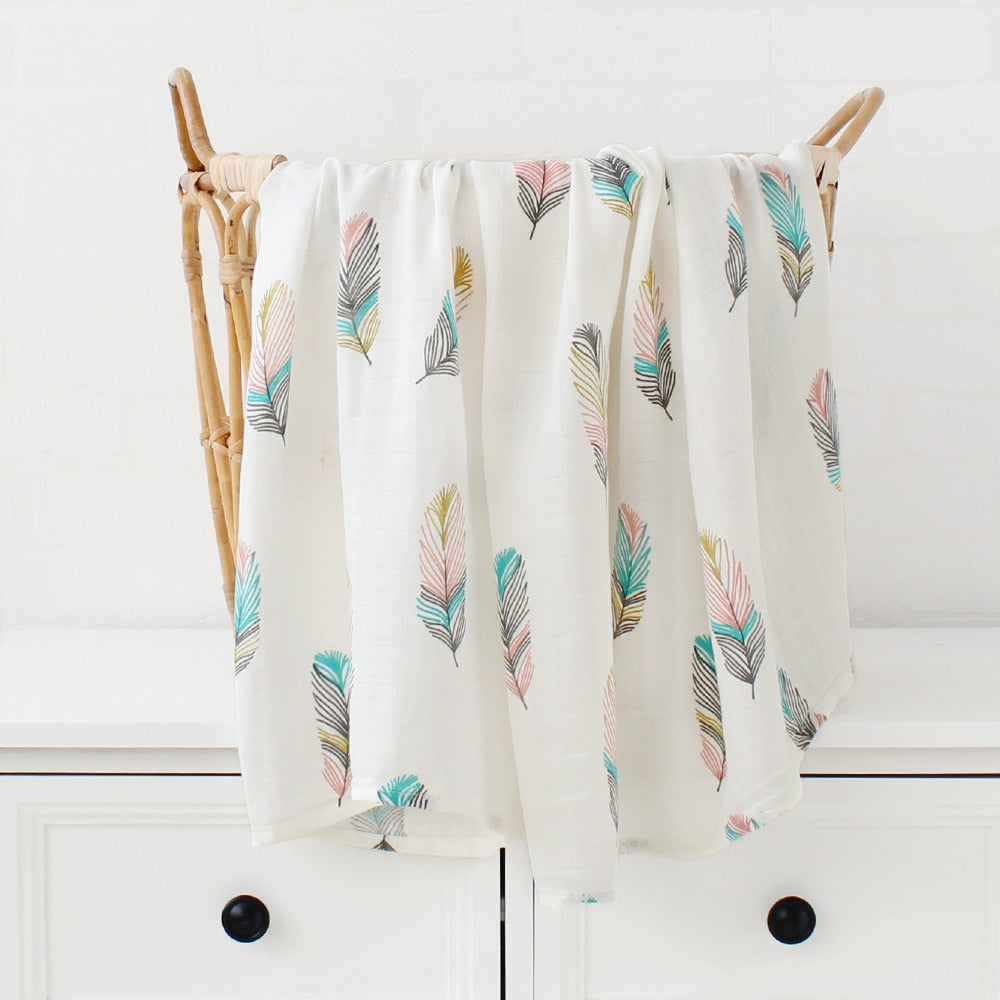Art Deco Muslin Swaddles